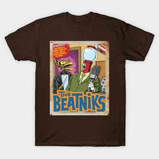 Mystery Science Rusty Barn Sign 3000 - Beatniks T-Shirt